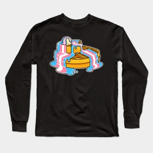 Trans Pride Waffles LGBT Long Sleeve T-Shirt